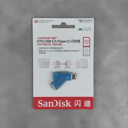 SanDisk Ultra Dual Drive 256 GB Синий