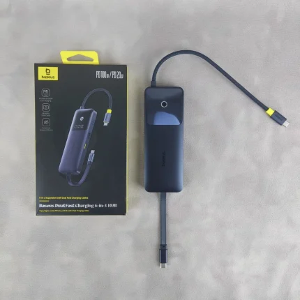 Baseus Dual Fast Charging 6in1 Черный